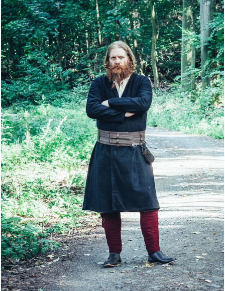 Tunique viking ouverte en laine...