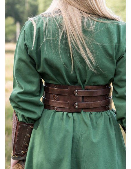 Ceinture double en cuir médiéval...