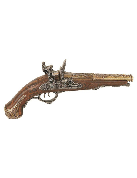 Pistolet à 2 canons créé à Saint-Etienne pour Napoléon, 1806