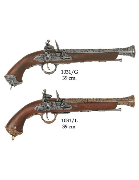 Pistolet italien, XVIIIe siècle