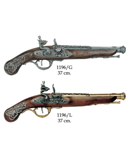 Pistolet anglais, XVIIIe siècle