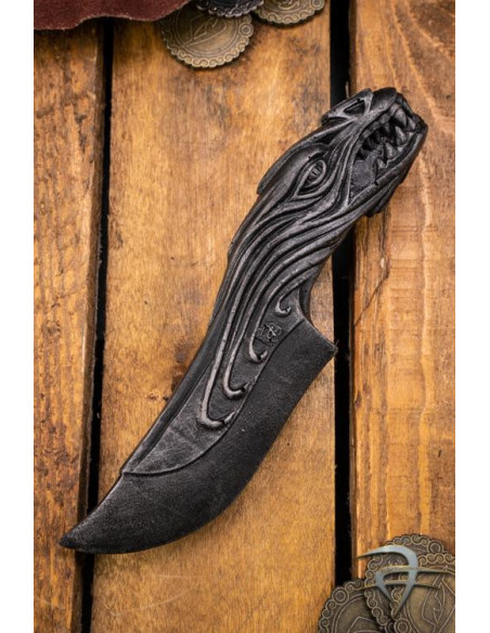 Couteau noir fantastique du Dragon, LARP