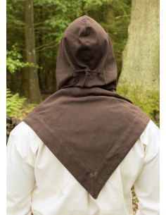 Gugel ou Viking Hood Skjoldehamn marron 2