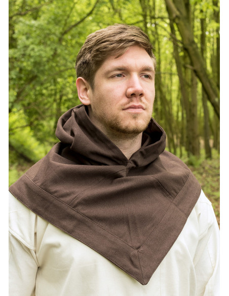 Gugel ou Viking Hood Skjoldehamn marron