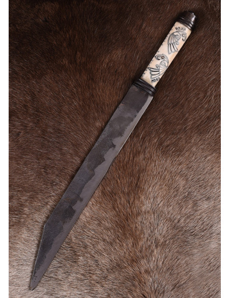 Seax ou long couteau Viking avec...