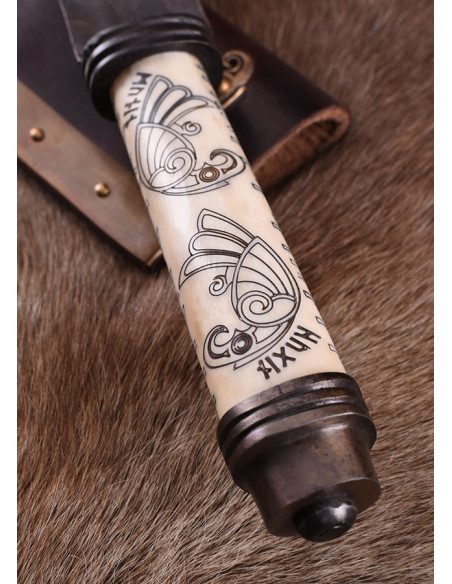 Seax ou long couteau Viking avec...