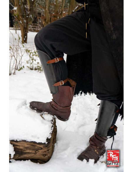 Grèves médiévales simples en noir,...