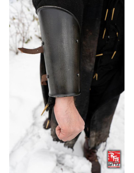 Brassards médiévaux simples en noir,...