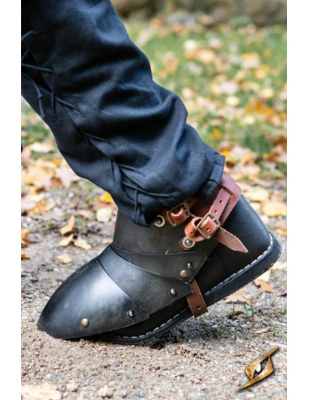 Escarpes Médiévaux Noirs Épic Armoury...