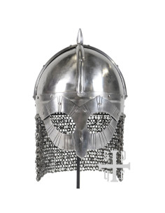 Casque Viking Gjermundbu avec masque et bourreau, IXe-Xe...