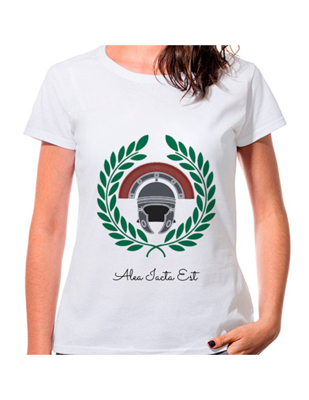 T-shirt Blanc Femme Centurion Romain...