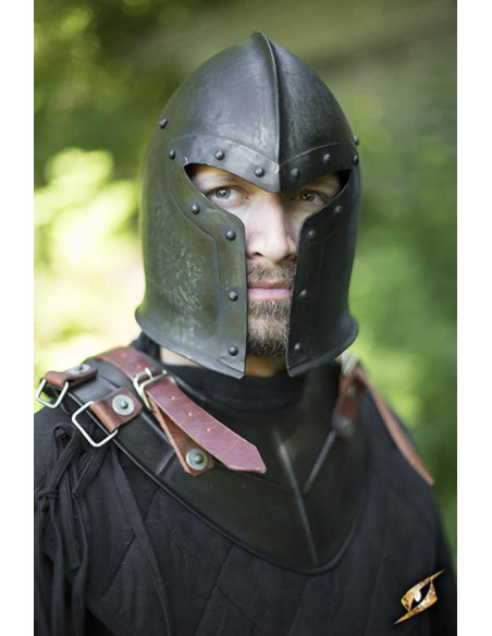 Barbute médiévale Epic Dark, Epic Armory Barbute médiévale Epic Dark, Epic Armory
