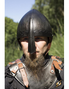 Casque normand avec nasal foncé épique, Epic Armory