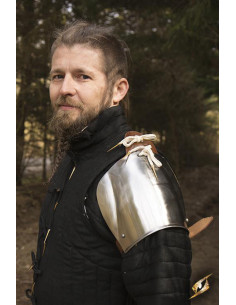 Épaulettes Churburg armor finition polie, Epic Armoury