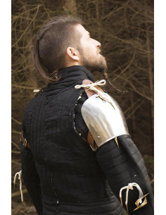 Épaulettes Churburg armor finition polie, Epic Armoury 2