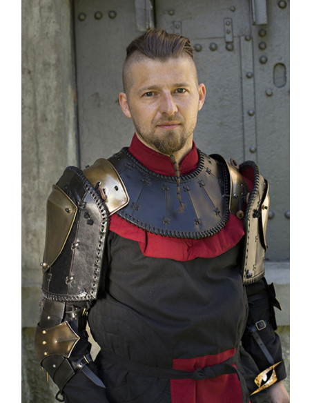 Gorgerin et épaulières de chevalier...