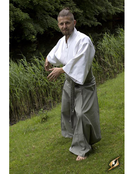 Pantalon de samouraï japonais vert,...