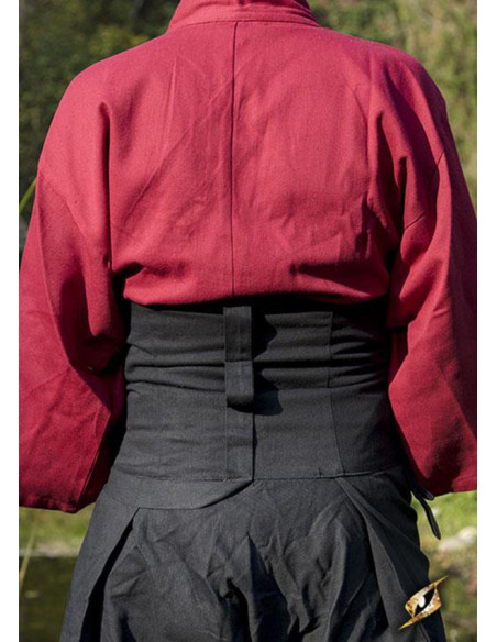 Pantalon de samouraï japonais noir,...