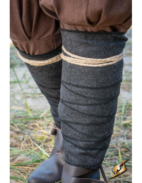 Winingas torsadées en laine avec...