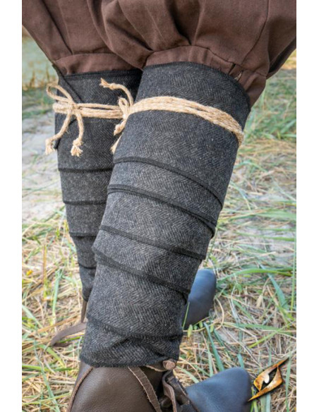 Winingas torsadées en laine avec...