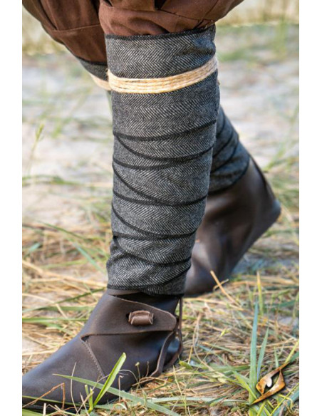 Winingas torsadées en laine avec...