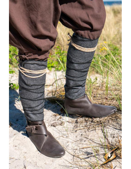 Winingas torsadées en laine avec...