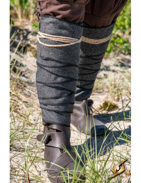 Winingas torsadées en laine avec...