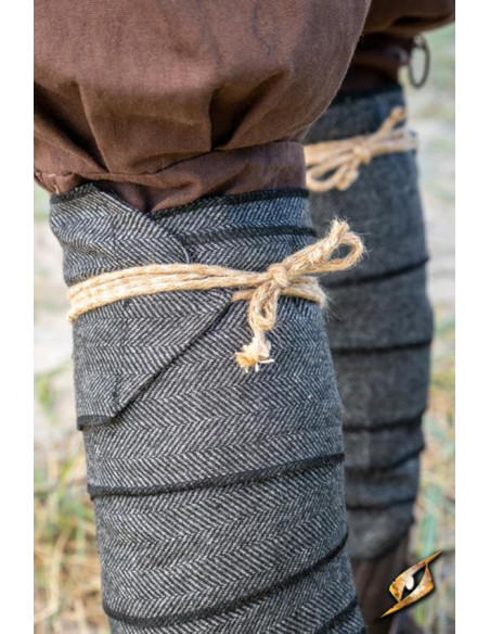 Winingas torsadées en laine avec...