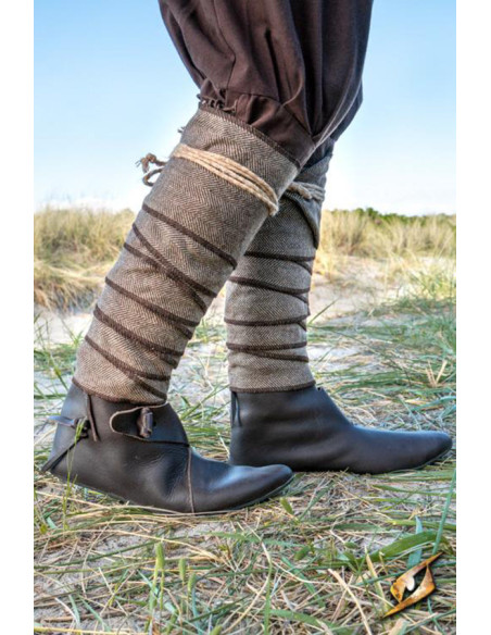 Winingas torsadées en laine avec...