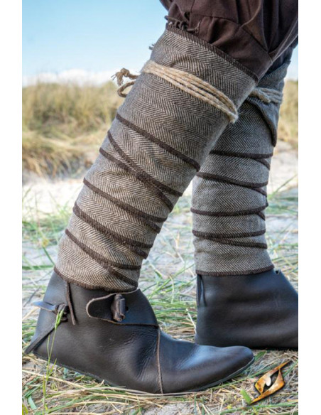 Winingas torsadées en laine avec...