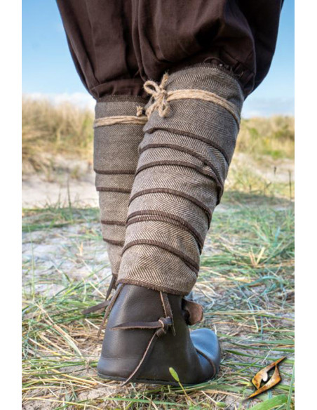 Winingas torsadées en laine avec...