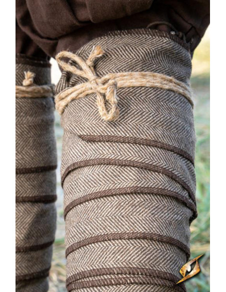 Winingas torsadées en laine avec...