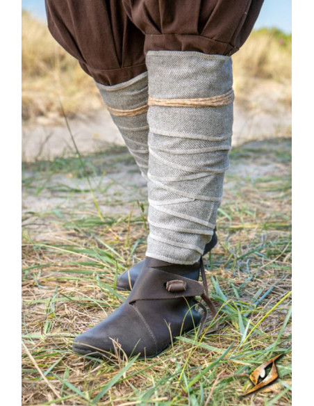 Winingas torsadées en laine avec...