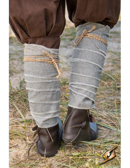 Winingas torsadées en laine avec...