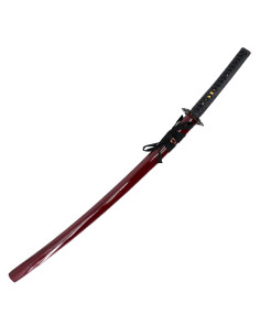 Katana de pratique rouge de base avec boîte 2