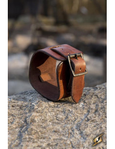 Bracelet en cuir une bride, couleur marron