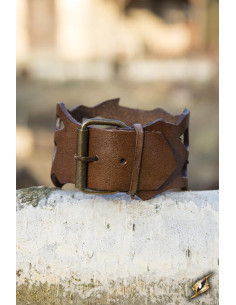 Bracelet Elf Rogue en cuir marron, 31 cm. 2