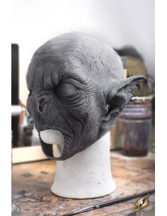 Masque Orc Feral Fantasy, non peint 2