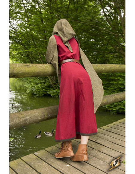 Capuche avec châle médiéval modèle...