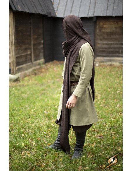 Capuche avec châle médiéval modèle...