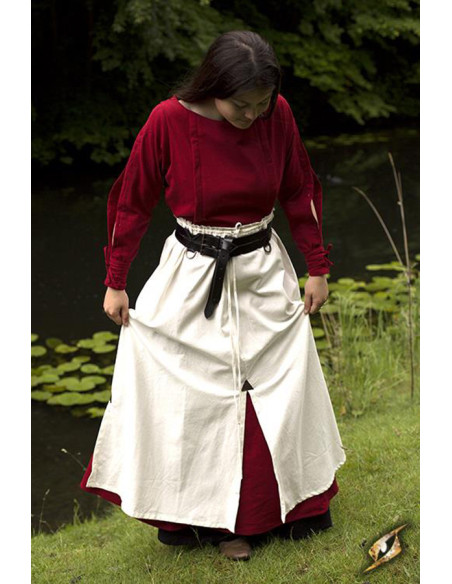 Jupe de bataille médiévale, beige