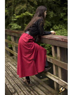 Jupe de bataille médiévale, rouge 2