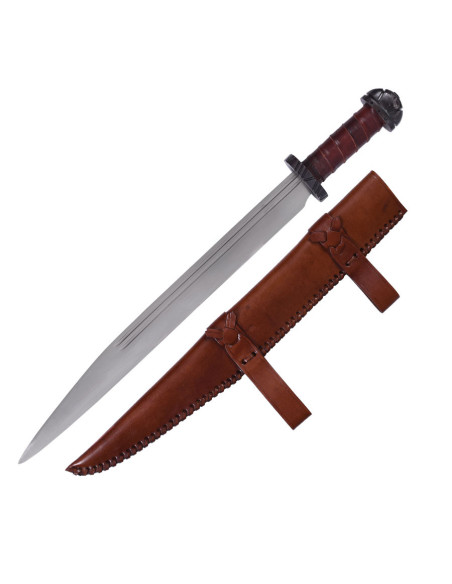 Longue épée Viking Seax avec fourreau