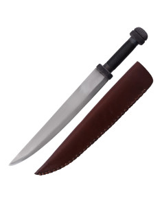 Viking seax ou scramasax avec poignée métallique