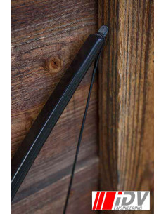 Arc médiéval noir IDV. 120cm. long 2