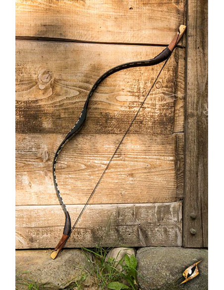 Arc médiéval noir à monter à cheval....