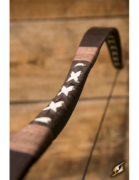 Arc médiéval marron à utiliser monté...