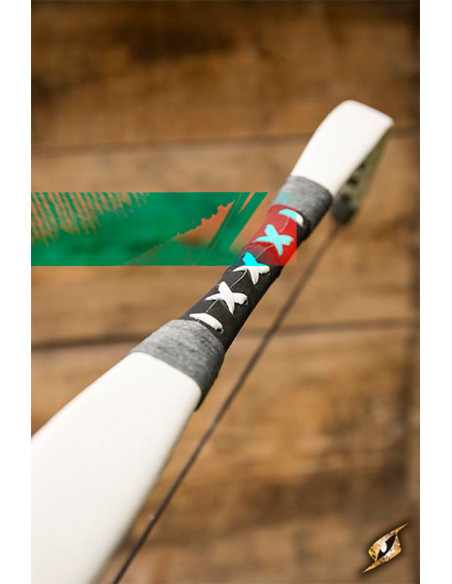 Arc médiéval gris à monter à cheval....