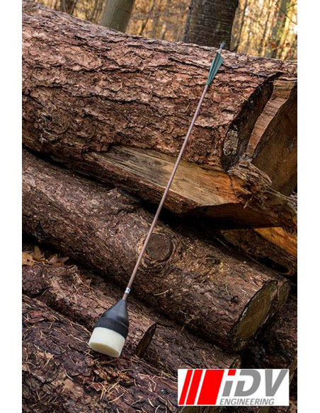 Flèche de tir à l'arc à tête plate,...