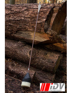 Flèche à tête plate, marron/Nightglow